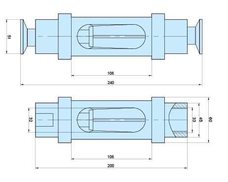 K-5011G、K-5012G、K-5013G、K-5014G、K-5015G、K-5016G、K-5017G玻璃轉子流量計